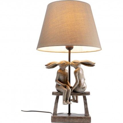 Table Lamp rabbits couple Kare Design