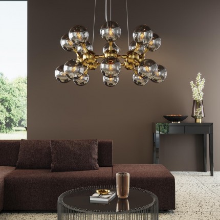 Pendant Lamp Atomic Balls 18 gold Kare Design