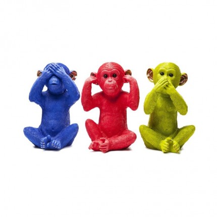 Money Box monkey Kikazaru red Kare Design