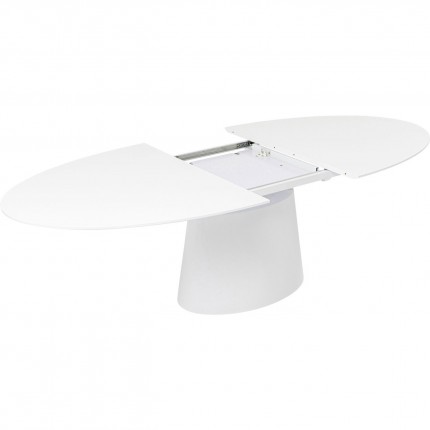 Extension Table Benvenuto oval white Kare Design