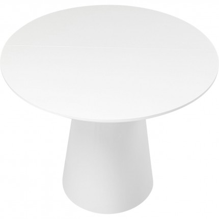 Table à rallonge Benvenuto blanche Kare Design