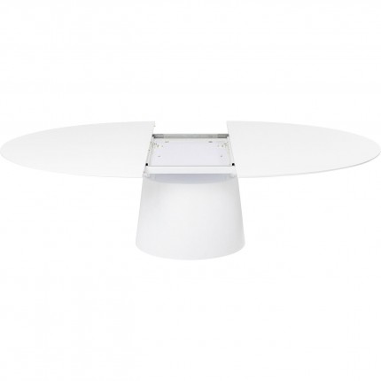 Extension Table Benvenuto oval white Kare Design