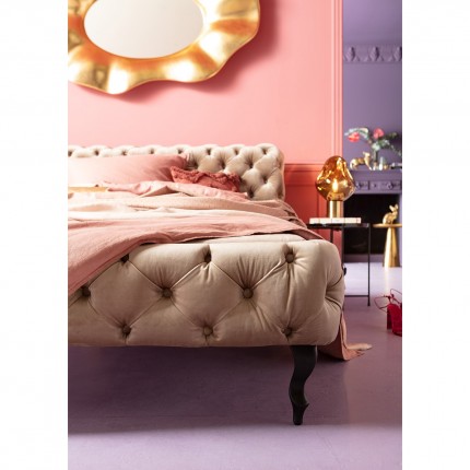 Bed Desire Velvet Ecru Kare Design