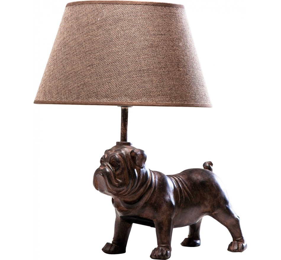 Lampe De Table Chien Marron Mops Kare Design