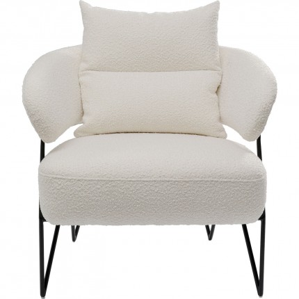 Fauteuil Peppo blanc Kare Design