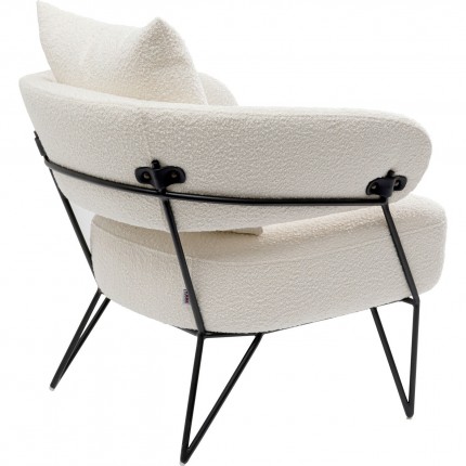 Fauteuil Peppo blanc Kare Design