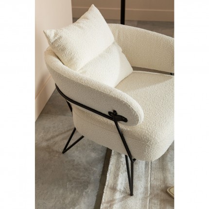 Fauteuil Peppo blanc Kare Design