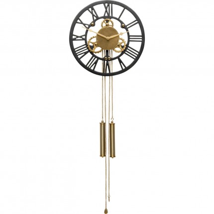 Wall Clock Clockwork 126x46cm Kare Design