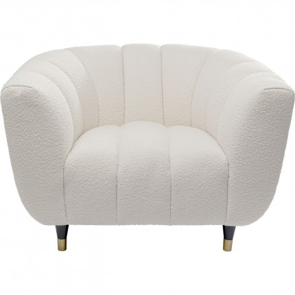 Armchair Spectra cream Kare Design