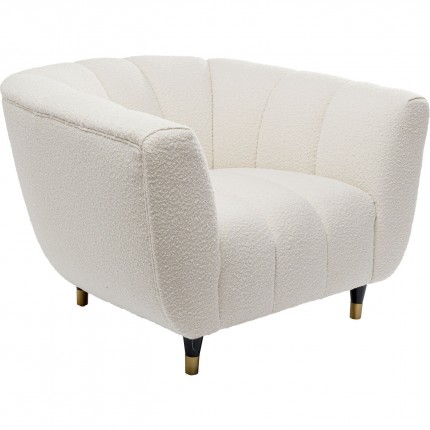 Armchair Spectra cream Kare Design