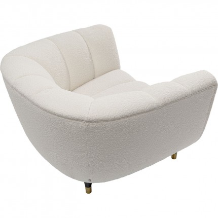 Armchair Spectra cream Kare Design