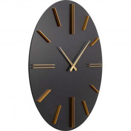 Wall Clock Luca Black Ø70cm Kare Design