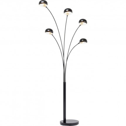 Floor Lamp  Five Fingers 201cm Black Matt Kare Design