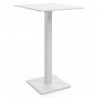 Table de bar pliante Prada 70x70cm blanche Gescova