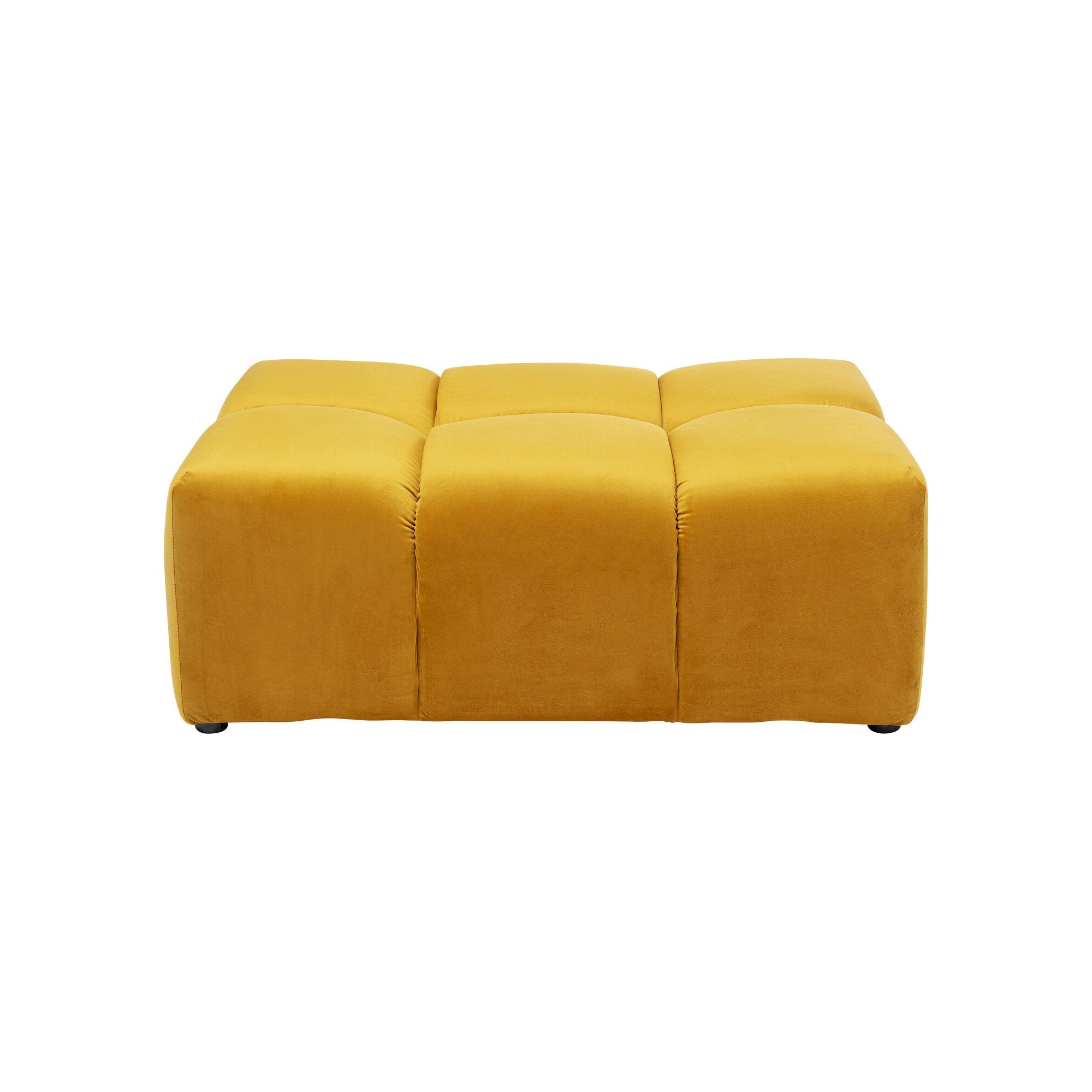 Pouf Belami velours ambre