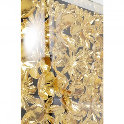 Deco Frame Gold Flower 80x80cm Kare Design