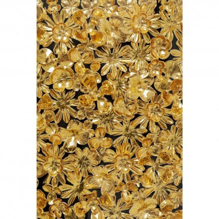 Deco Frame Gold Flower 80x80cm Kare Design