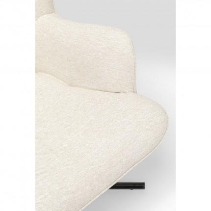 Swivel Armchair Oscar Cream Kare Design