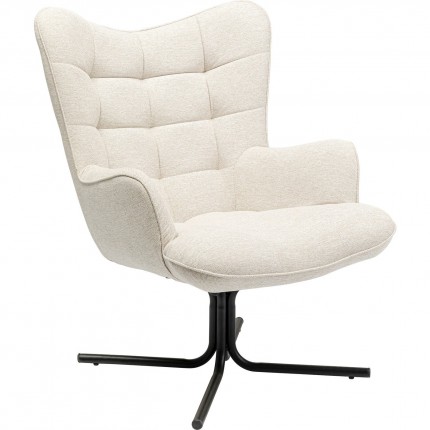 Swivel Armchair Oscar Cream Kare Design