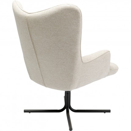 Swivel Armchair Oscar Cream Kare Design