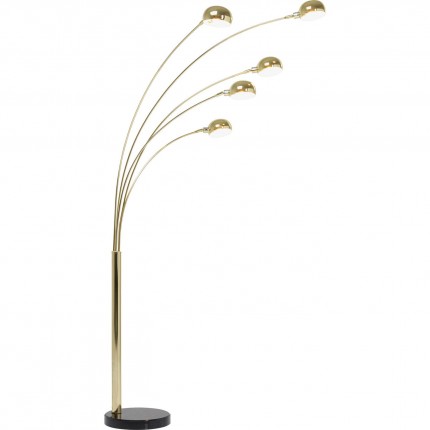 Floor Lamp Five Fingers 215cm Brass Kare Design