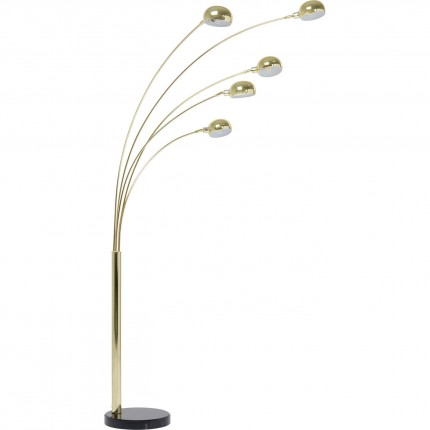 Floor Lamp Five Fingers 215cm Brass Kare Design