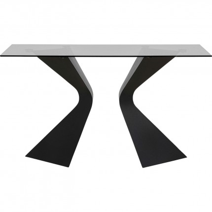 Console Gloria 140x45cm black Kare Design