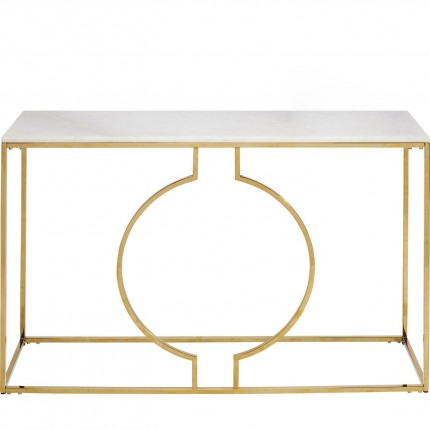 Console Miami Loft white and gold 120x35cm Kare Design