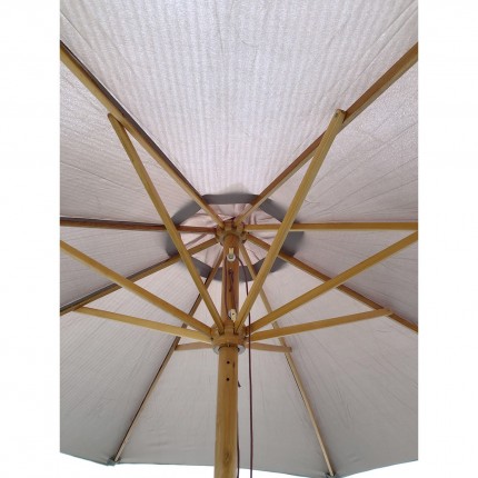 Wooden parasol 300cm taupe Gescova