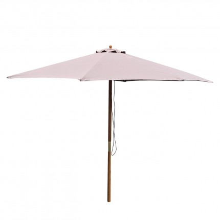 Wooden parasol 300cm taupe Gescova