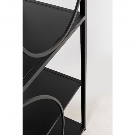 Shelf Circle black 200x100cm Kare Design