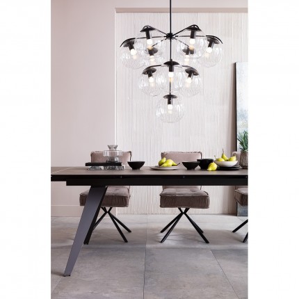 Extension Table Amsterdam Dark 200(45+45)x100cm Kare Design