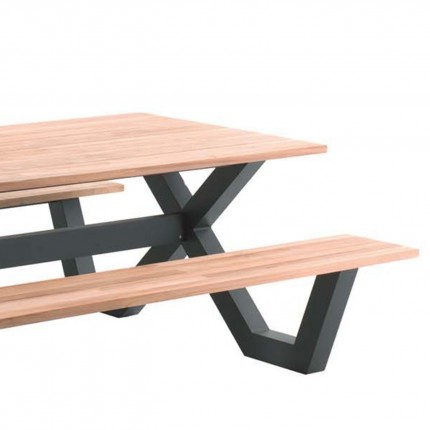 Gescova black Carelli picnic table