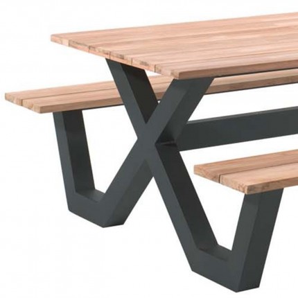 Gescova black Carelli picnic table