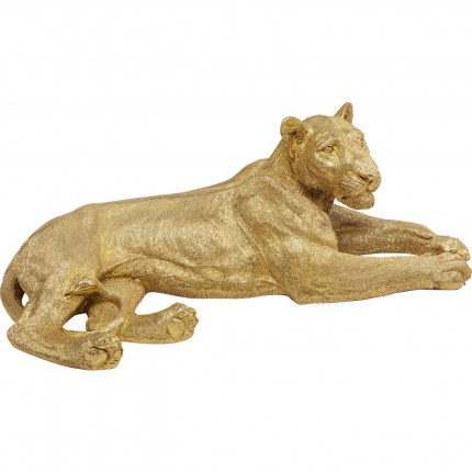 Deco lioness XL 113cm gold Kare Design