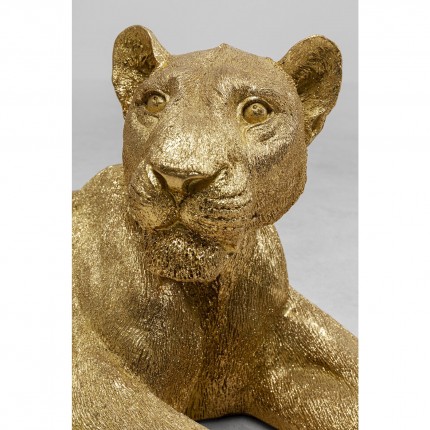 Deco lioness XL 113cm gold Kare Design