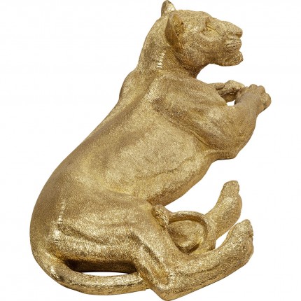 Deco lioness XL 113cm gold Kare Design