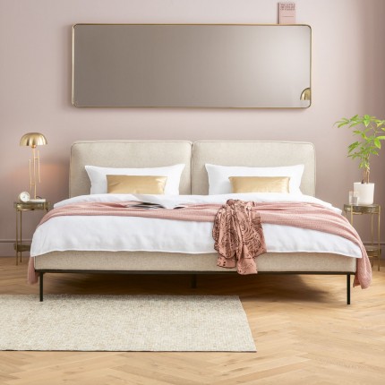 Bed East Side beige Kare Design