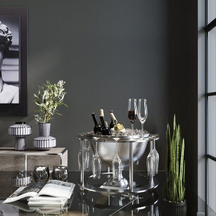 Wine Cooler Champagne Time ( 2-tlg.) Kare Design