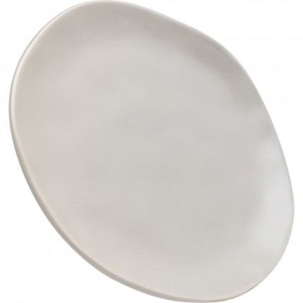 Plate Organic Grey Ø20cm (4/Set) Kare Design