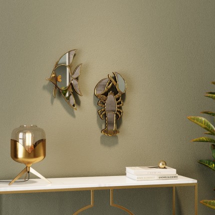 Wall Decoration fish Mirror Kare Design