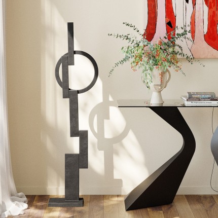 Console Gloria 140x45cm black Kare Design