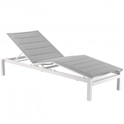 Gescova Tremezzo white sunlounger