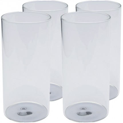 Water Glass Electra silver 15cm (4/set) Kare Design