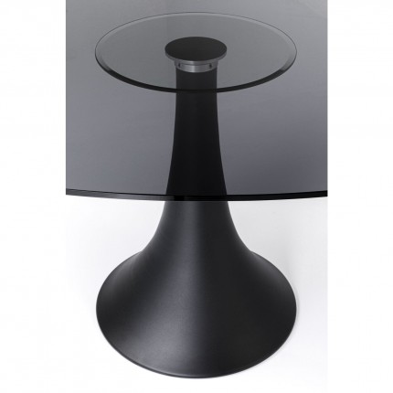 Table Grande Possibilita 180x120cm black smoke glass Kare Design