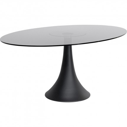 Table Grande Possibilita 180x120cm black smoke glass Kare Design