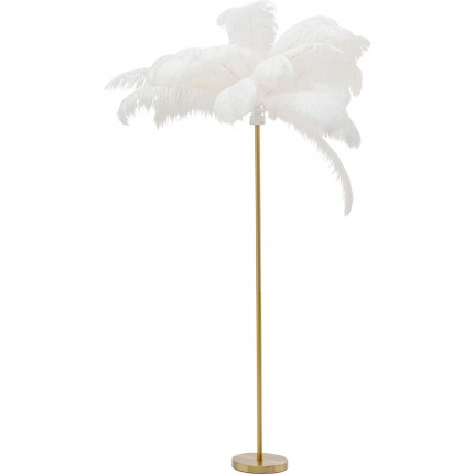 Floor Lamp Feather 165cm white Kare Design