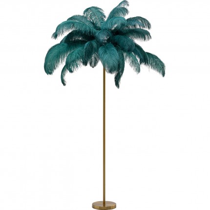 Floor Lamp Feather 165cm green Kare Design