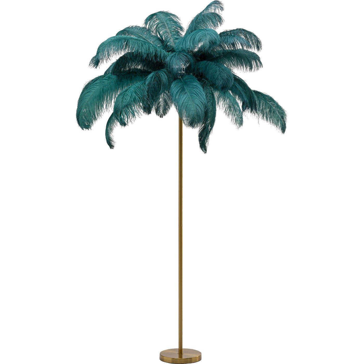 Kare Design Lampadaire plumes 165cm vert