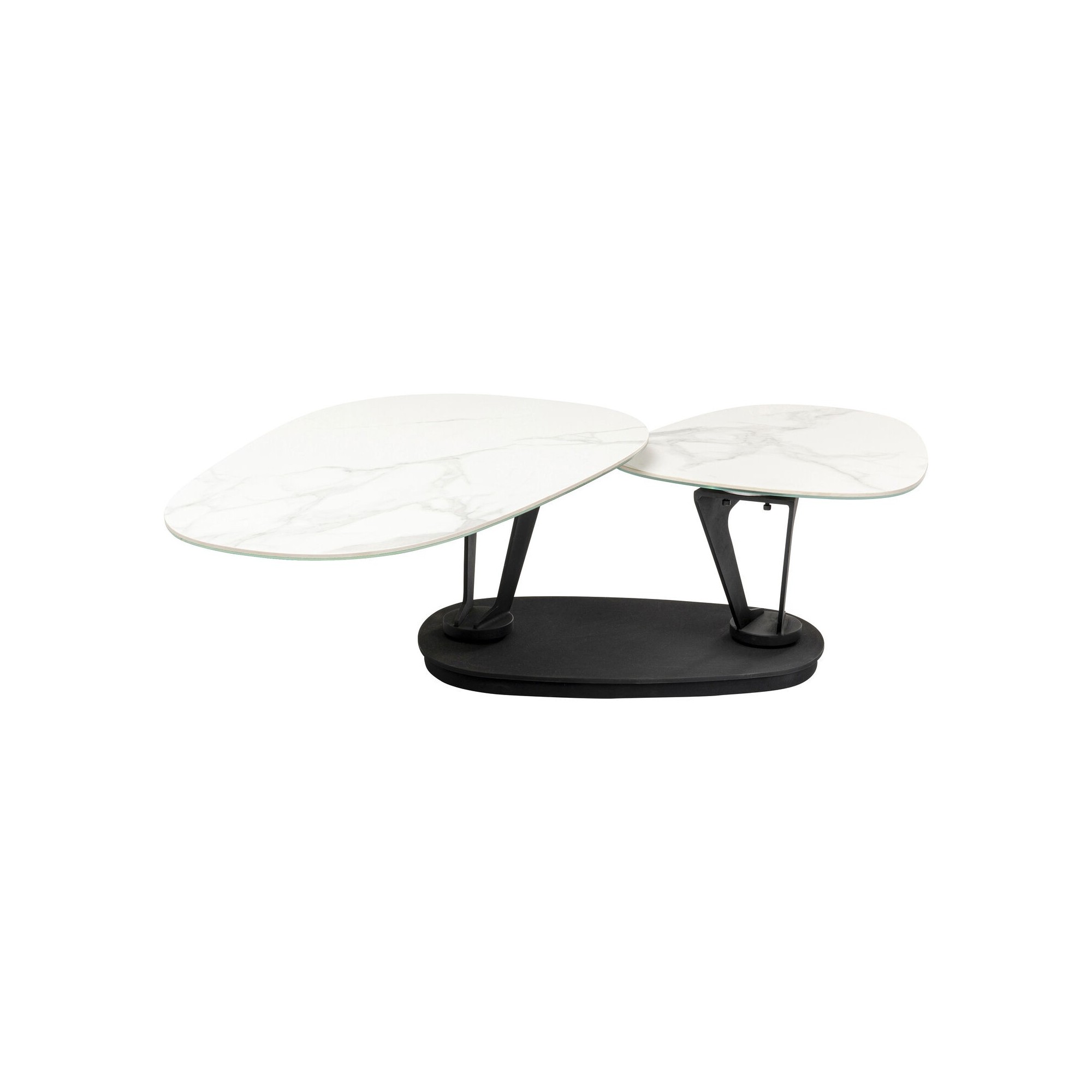 Table basse Franklin blanc 150x58cm